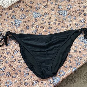 Ashley Graham Black Swim Bottom